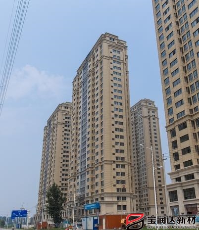 宝润达外墙保温一体板应用于开封晋城花园