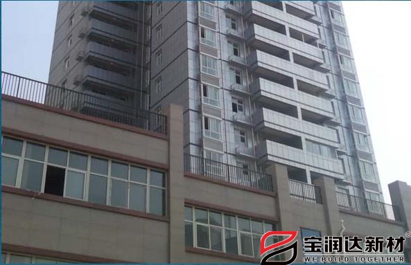 郑州金峰金岸使用宝润达外墙保温一体板