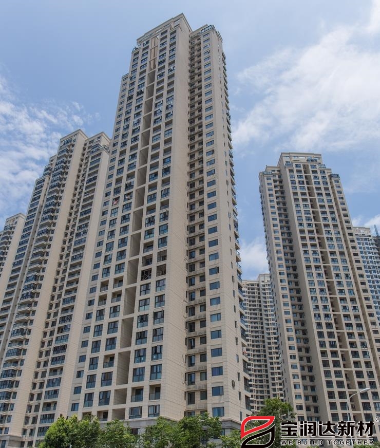 湖北武汉九龙仓月玺使用宝润达外墙一体板