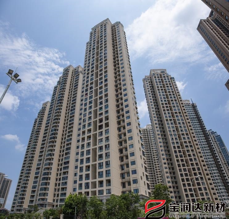 湖北武汉九龙仓月玺使用宝润达外墙一体板