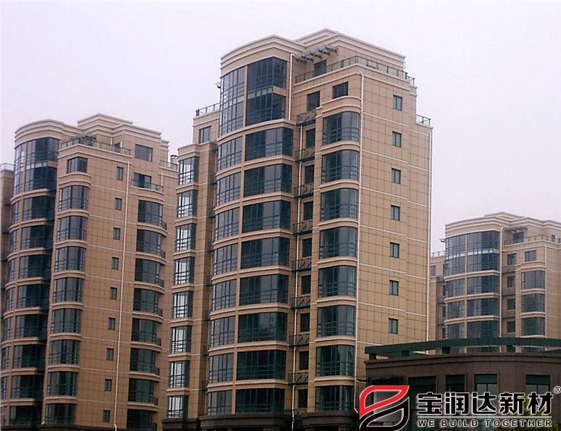 3cm外墙保温一体板运用于丽水丁香公寓