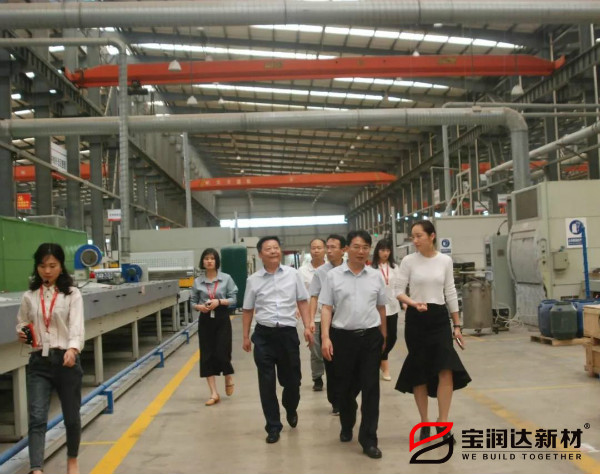 省厅融合处李翔处长一行来访宝润达参观考察 省厅融合处李翔处长一行来访宝润达参观考察