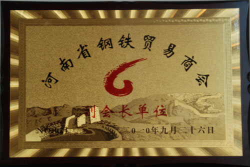 河南省钢铁贸易商会副会长